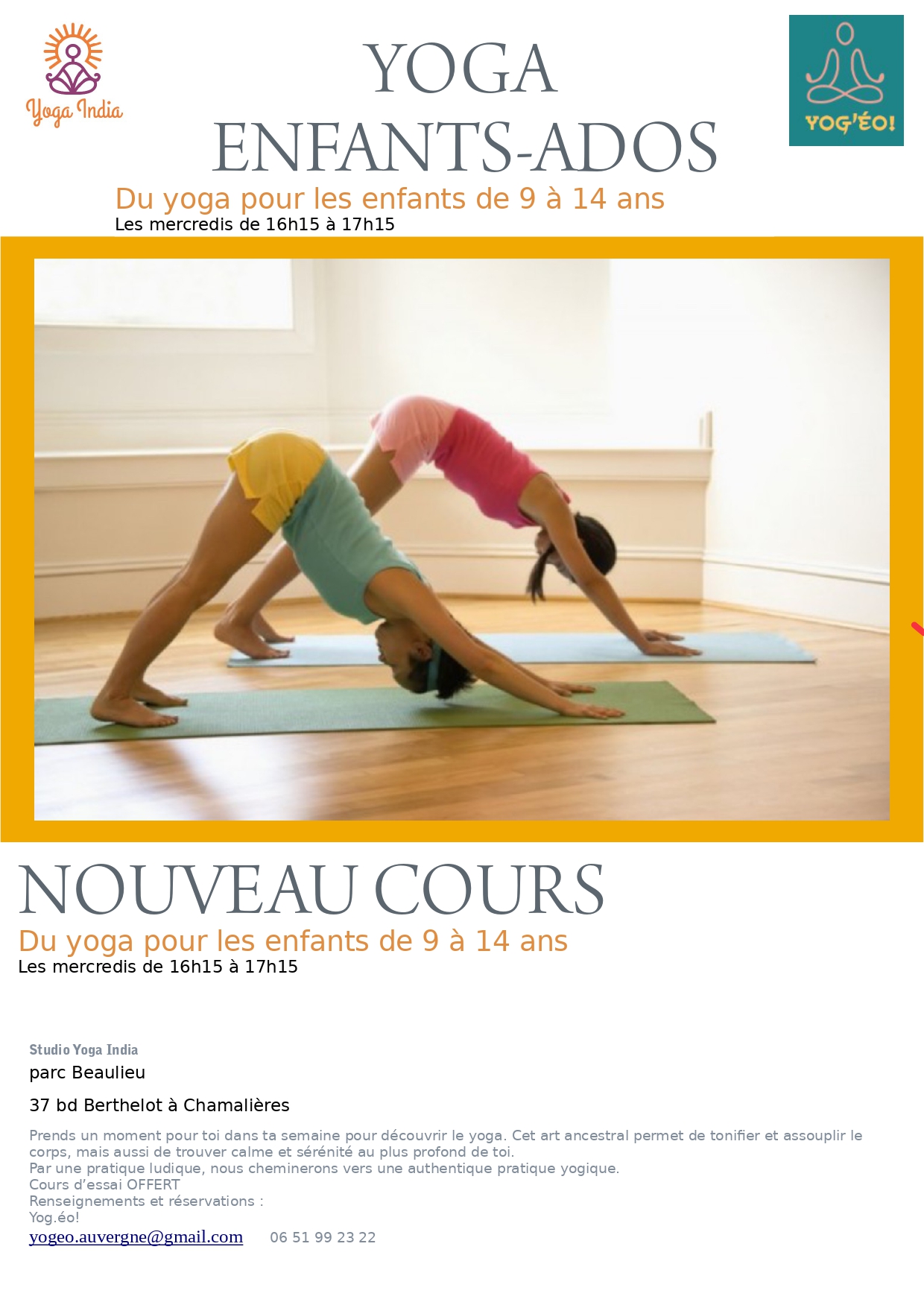 yoga pour enfant